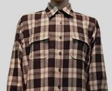 メンズ アウトドア ウールシャツ